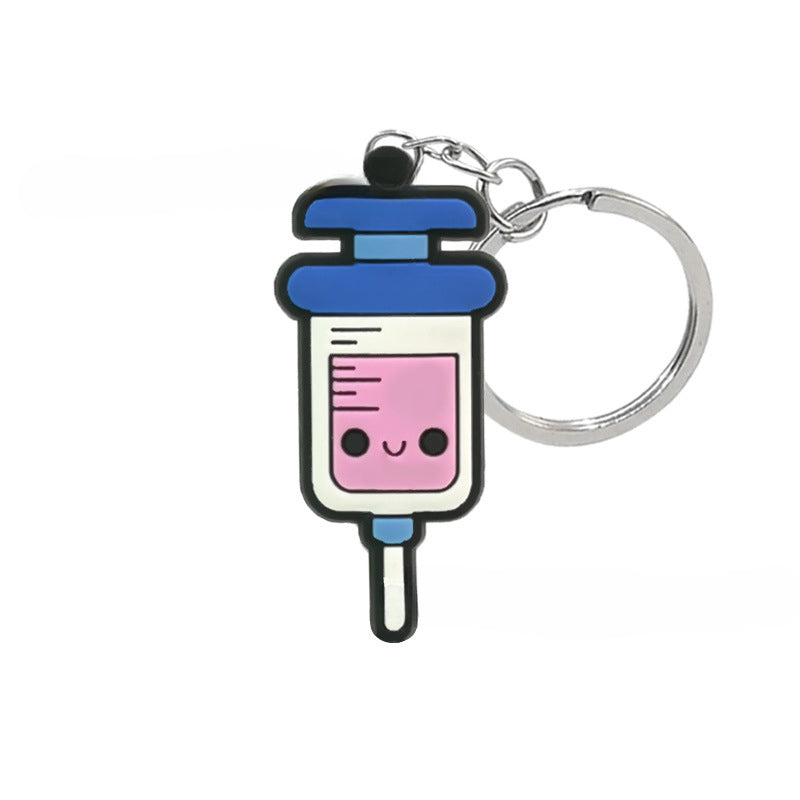 Wholesale 10PCS Medical Series PVC Keychains
